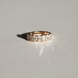 Eternity Wedding Band Featuring 1.60 TCW Oval Moissanite 10