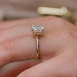 Cushion Solitaire Lab Grown Diamond Engagement Ring