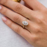 Oval Solitaire Lab Grown Diamond Engagement Ring