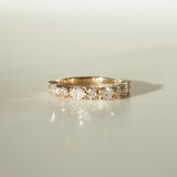 Eternity Wedding Band Featuring 0.85 TCW Oval & Round Moissanite 4