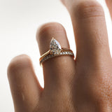 Half Eternity Wedding Band Featuring 0.6 TCW Round Moissanite 5