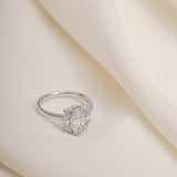 Stunning 1.0 - 2.0 CT Marquise Moissanite Engagement Ring with Cluster Design 5