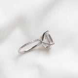 Radiant Pave Lab Grown Diamond Engagement Ring