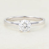 Round Solitaire Lab-Grown Diamond Engagement Ring
