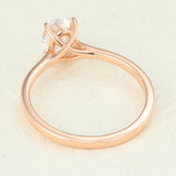Oval Solitaire Lab-Grown Diamond Engagement Ring
