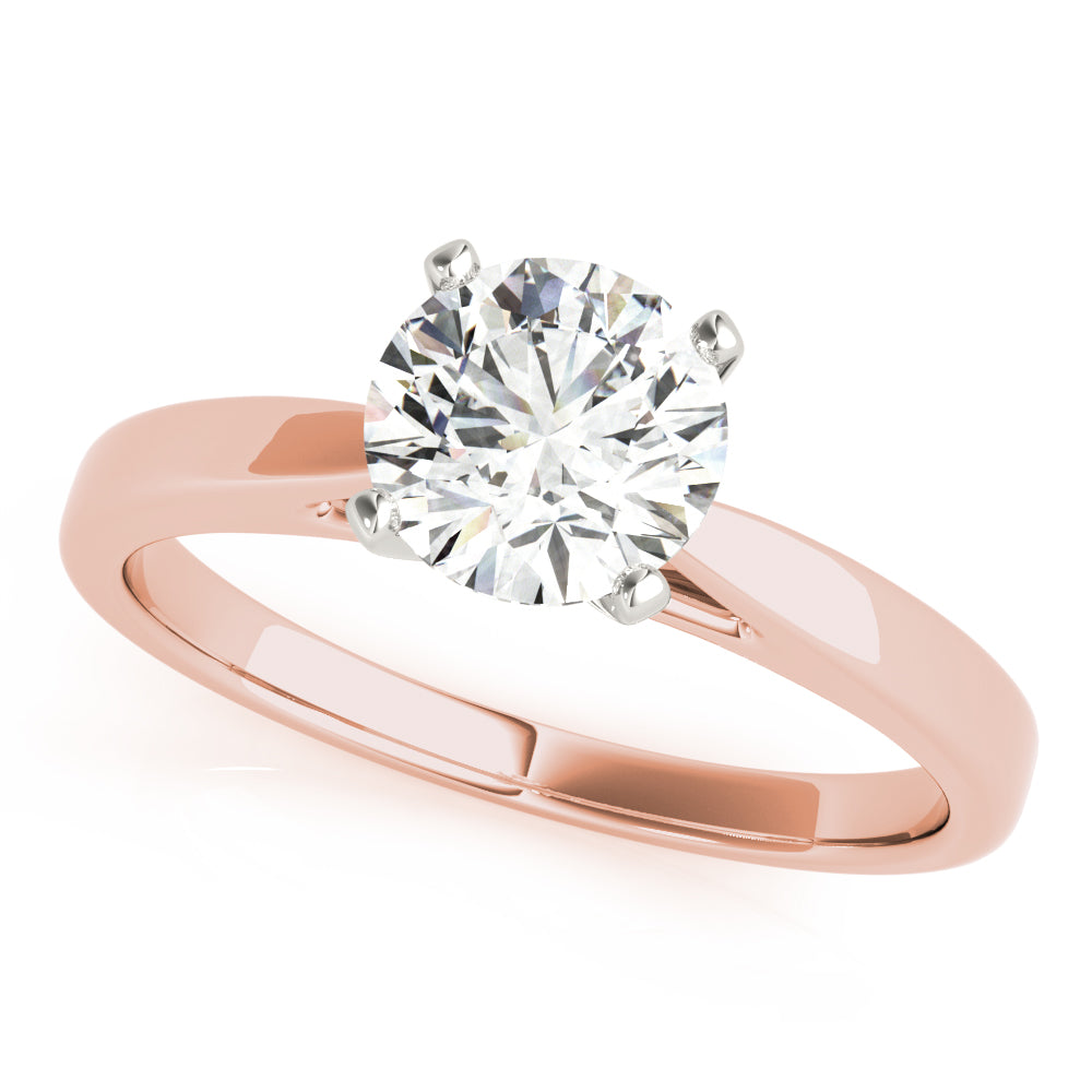 1.50 CT Round Shaped Moissanite Engagement Ring 9
