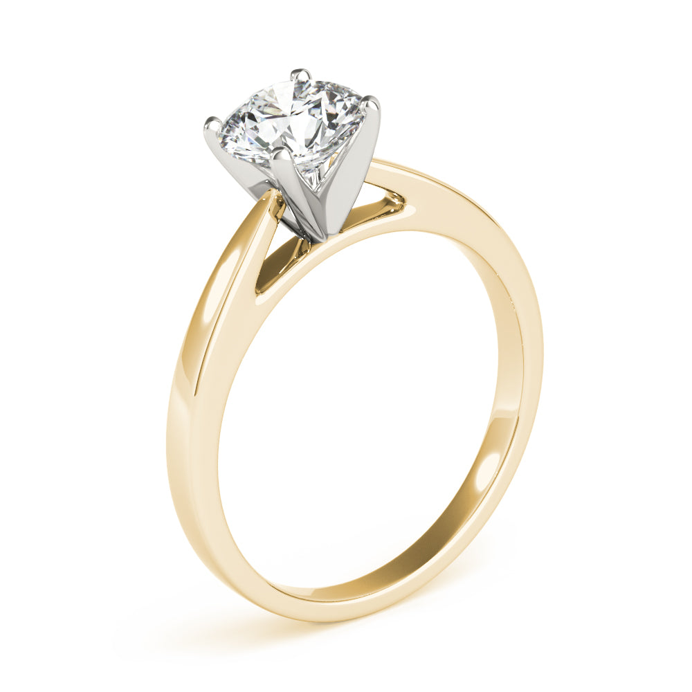 1.50 CT Round Shaped Moissanite Engagement Ring 5
