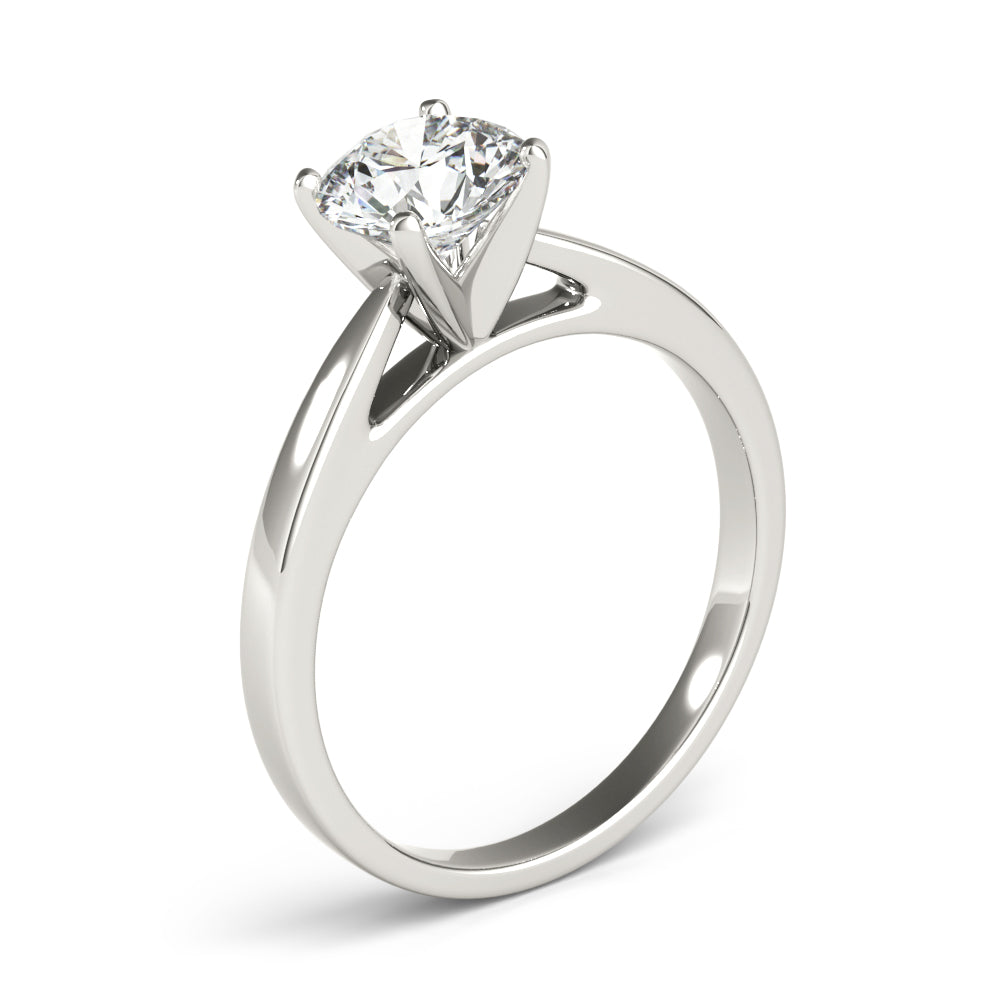 1.50 CT Round Shaped Moissanite Engagement Ring 3