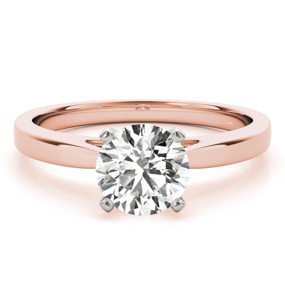 1.50 CT Round Shaped Moissanite Engagement Ring 11