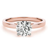 1.50 CT Round Shaped Moissanite Engagement Ring 11