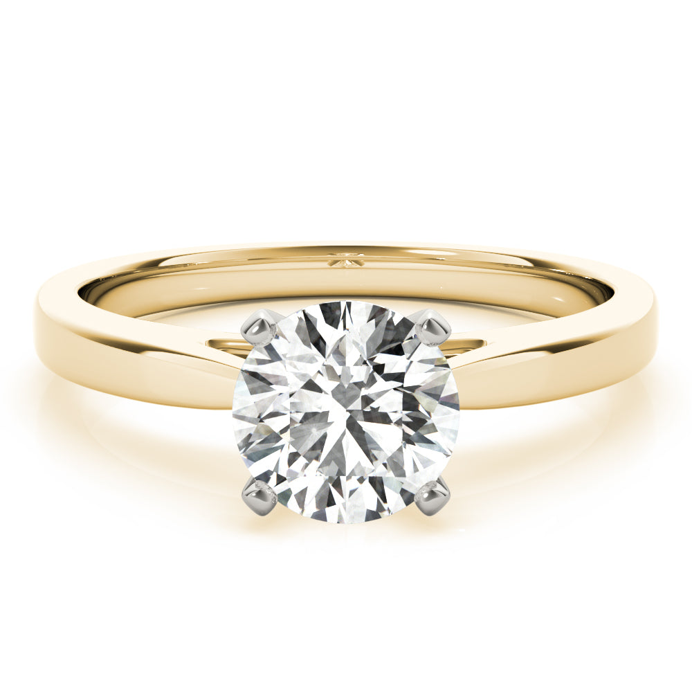 1.50 CT Round Shaped Moissanite Engagement Ring 7