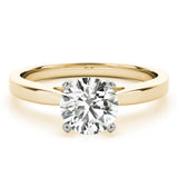 1.50 CT Round Shaped Moissanite Engagement Ring 7
