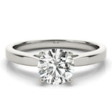 1.50 CT Round Shaped Moissanite Engagement Ring 1
