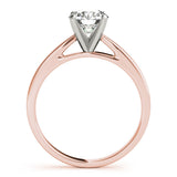 1.50 CT Round Shaped Moissanite Engagement Ring 12
