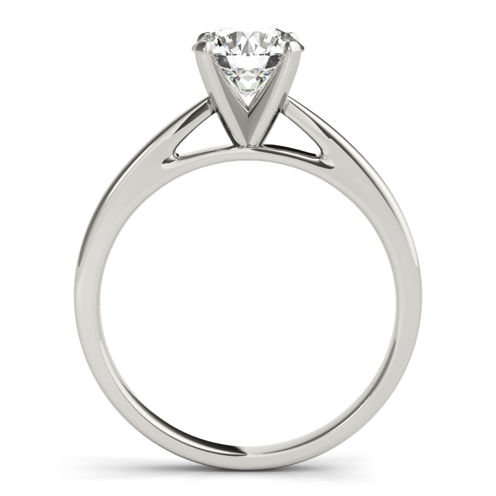 1.50 CT Round Shaped Moissanite Engagement Ring 2