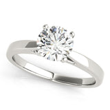 1.50 CT Round Shaped Moissanite Engagement Ring 4