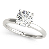 1.20 CT Round Shaped Moissanite Engagement Ring In Multi Stone Design 3