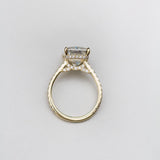 Radiant Pave Lab Grown Diamond Engagement Ring