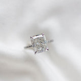 Radiant Pave Lab Grown Diamond Engagement Ring