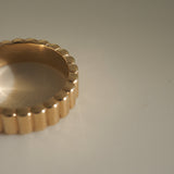 Ribbed Cigar Wedding Band 6