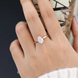 Pear Solitaire Lab-Grown Diamond Engagement Ring