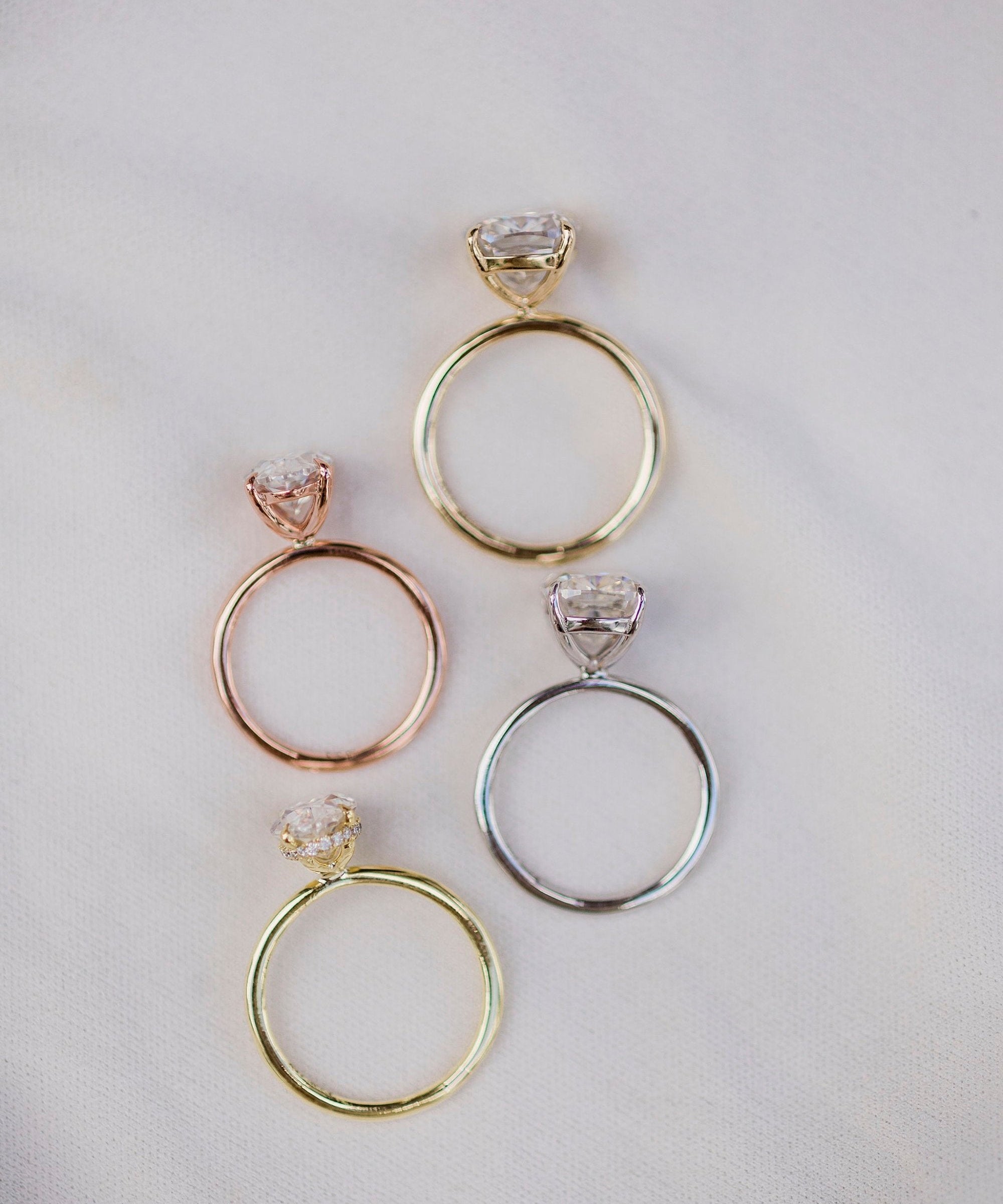 3.62 CT Elongated Cushion Solitaire Moissanite Engagement Ring 2