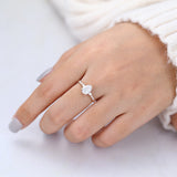 Pear Pave Lab-Grown Diamond Engagement Ring