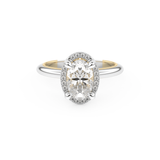 Oval Halo Lab Grown Diamond Engagement Ring