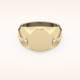 Signet Wedding Band