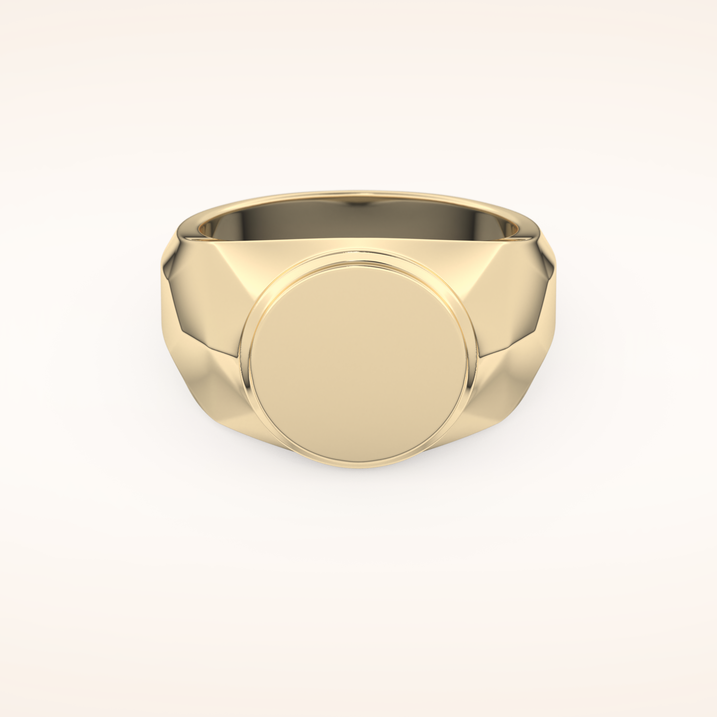 Signet Wedding Band