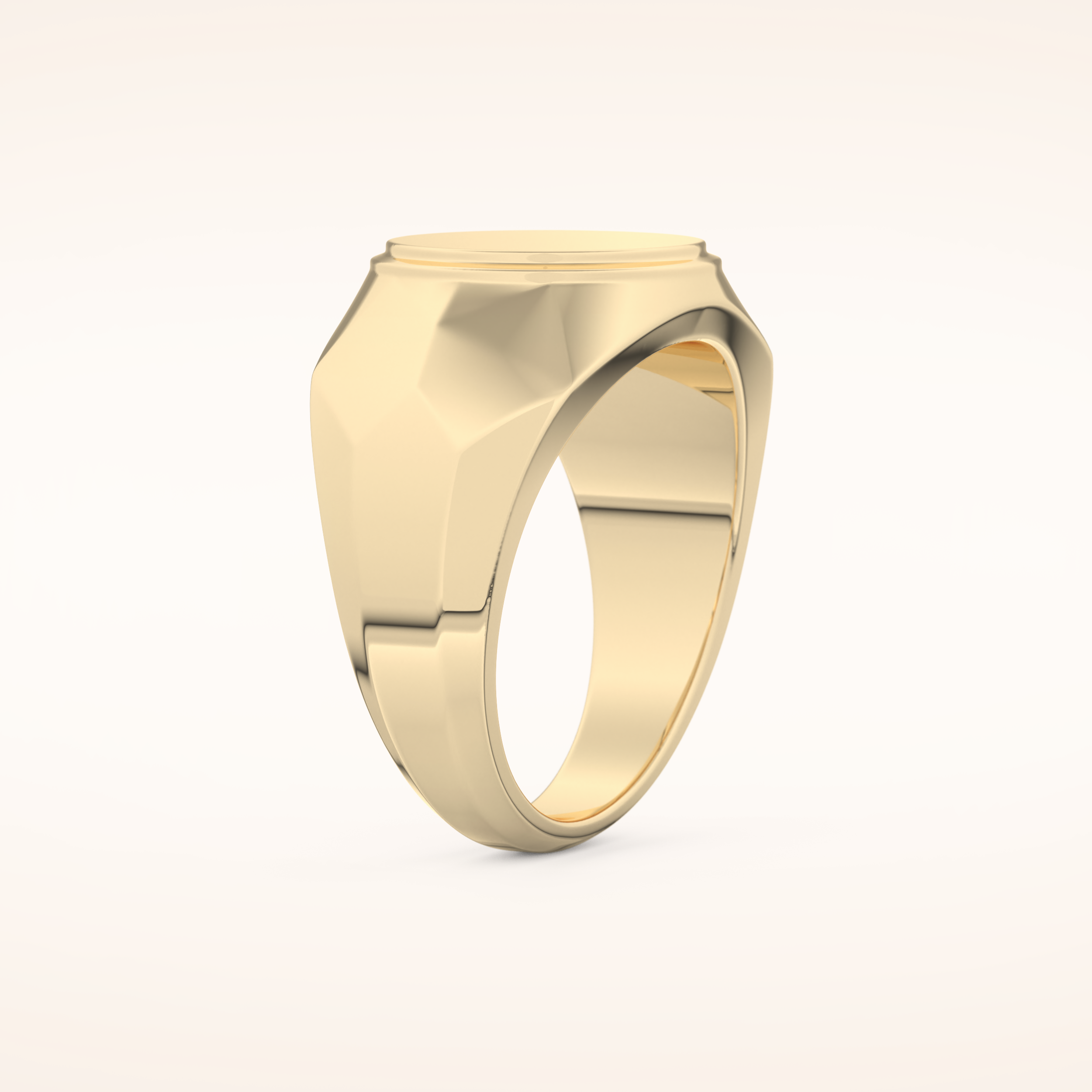 Signet Wedding Band