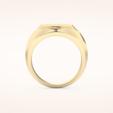 Signet Wedding Band
