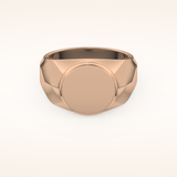 Signet Wedding Band