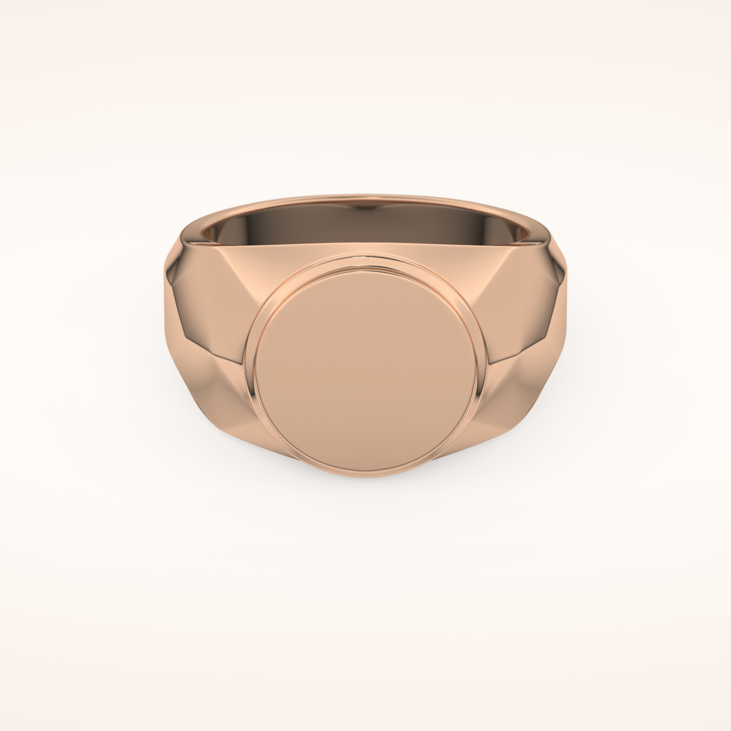 Signet Wedding Band