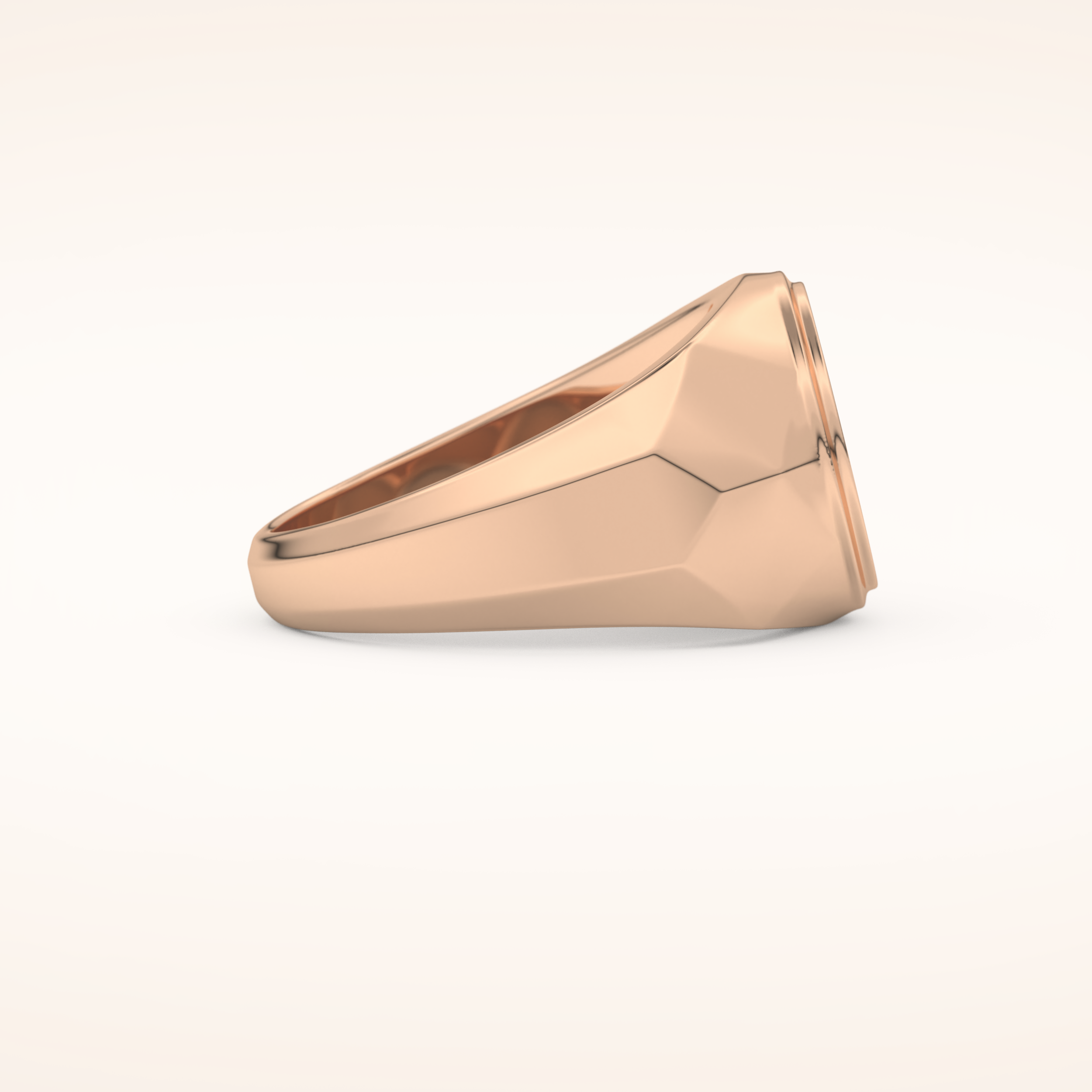 Signet Wedding Band