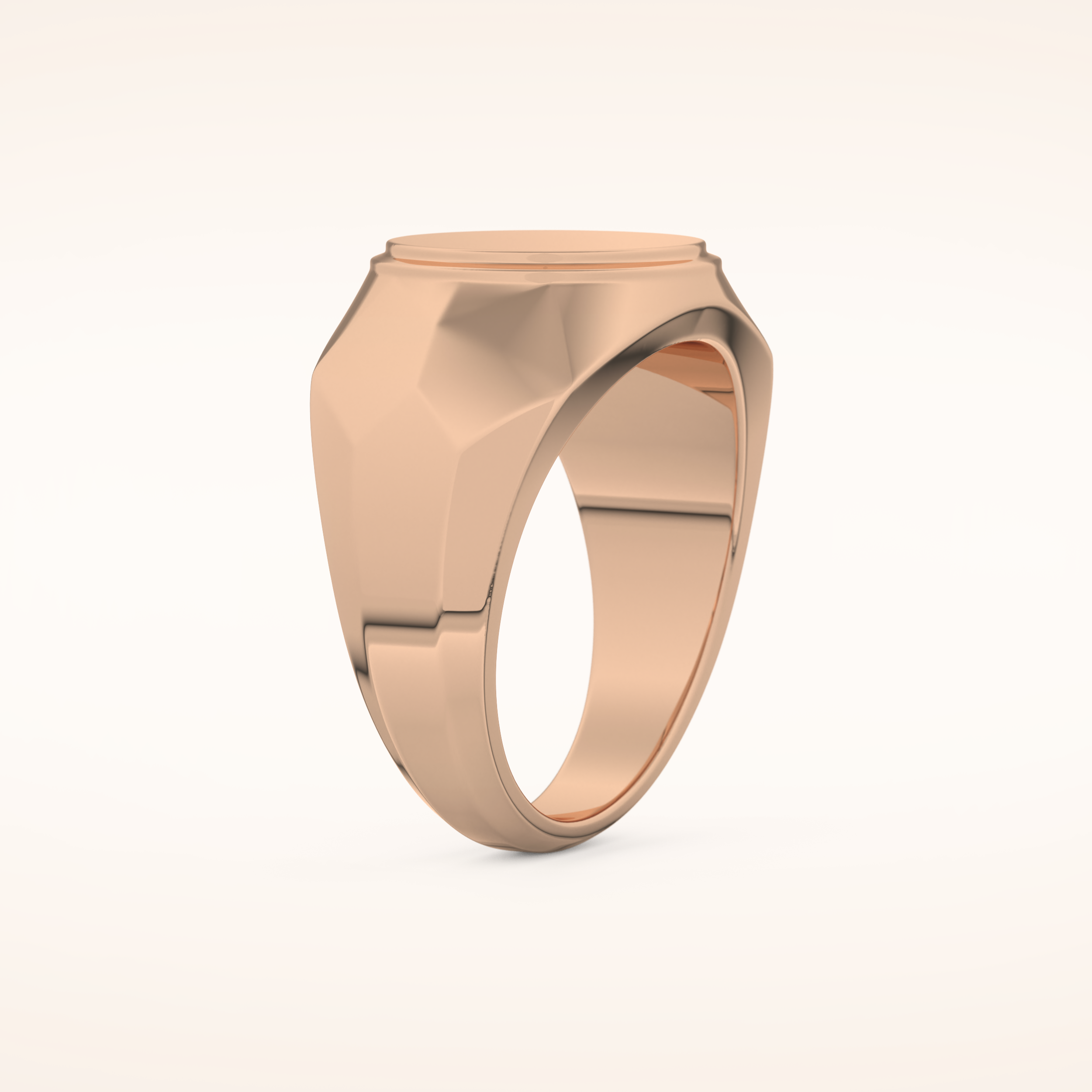 Signet Wedding Band