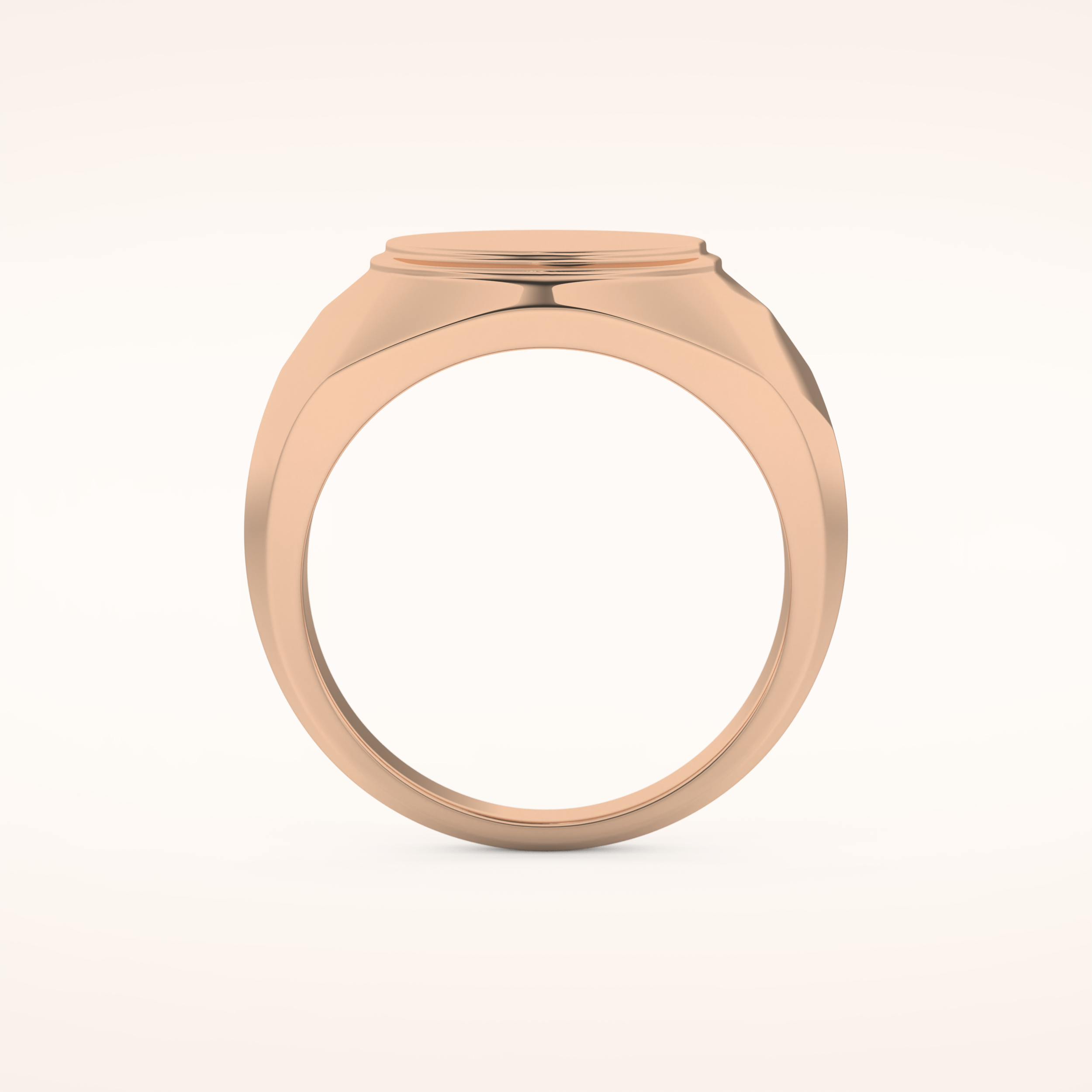 Signet Wedding Band