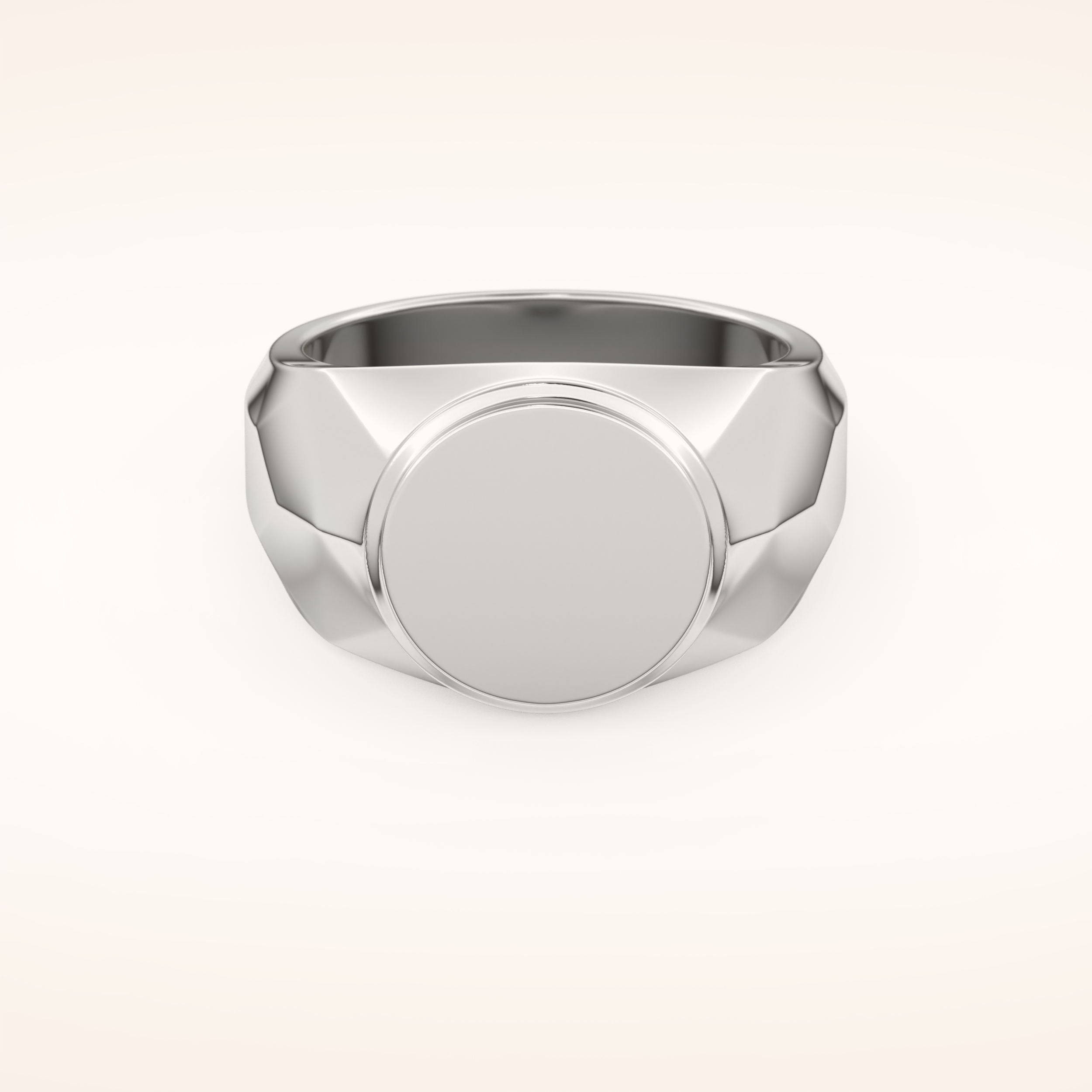Signet Wedding Band