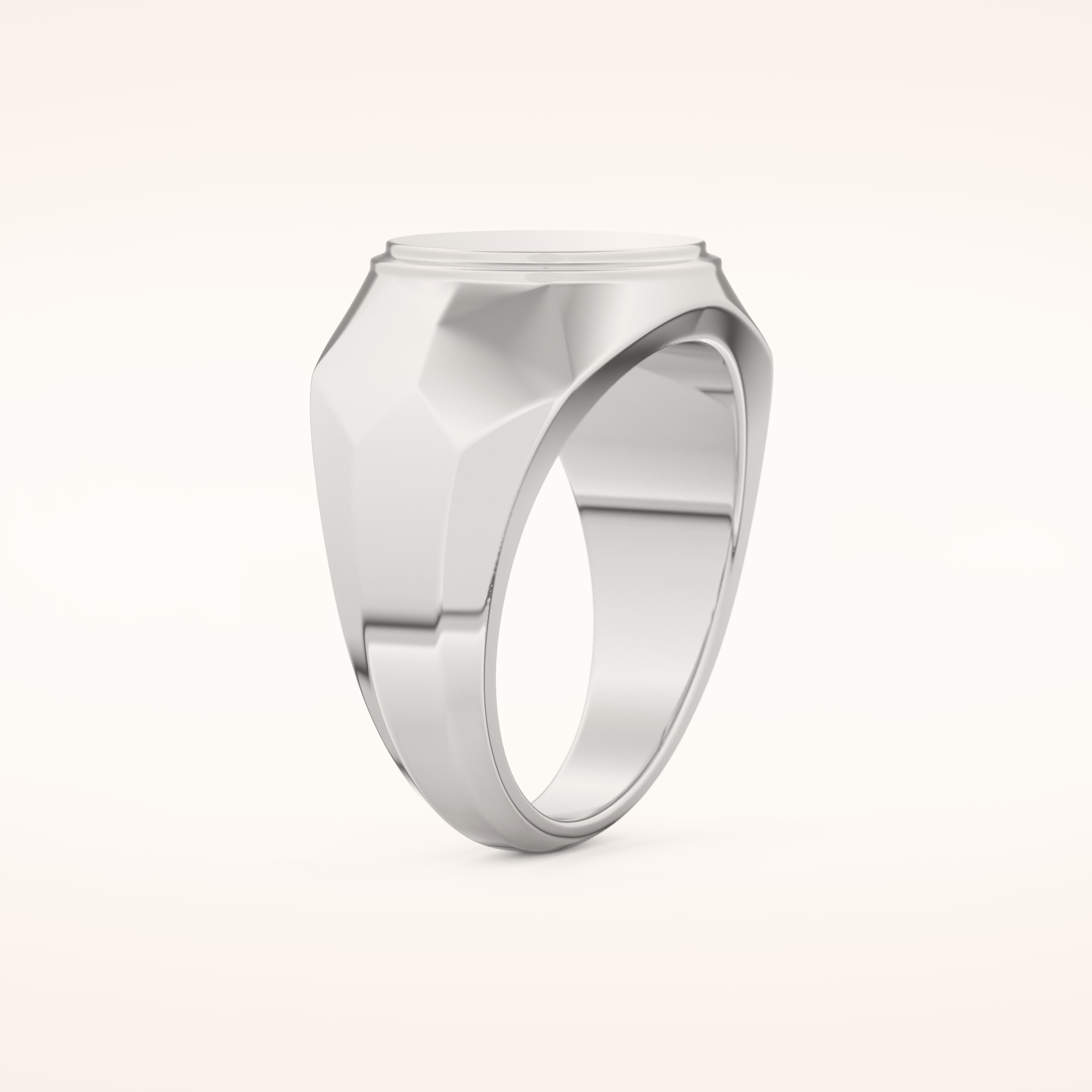 Signet Wedding Band
