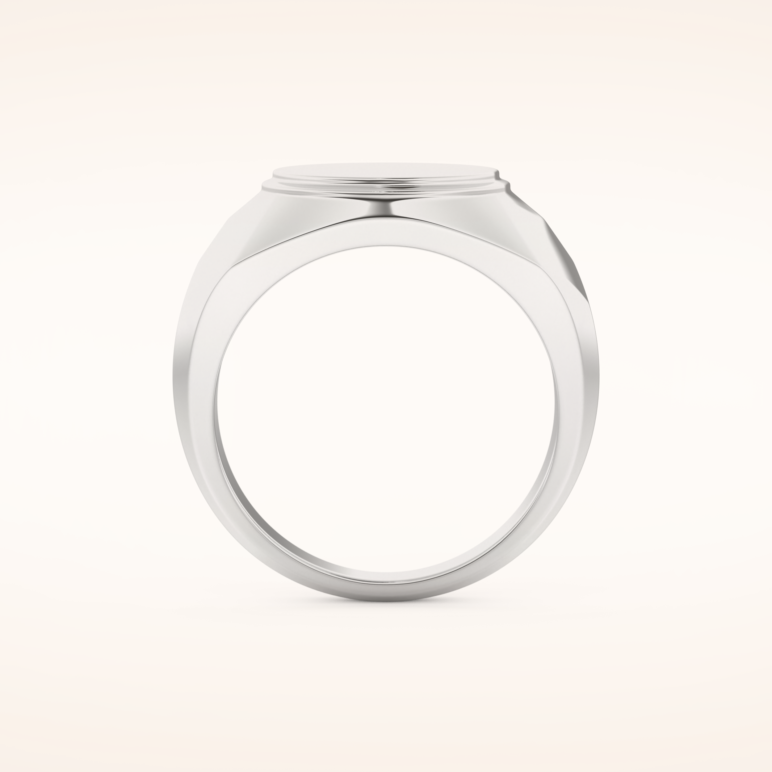Signet Wedding Band