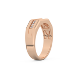 0.17 TCW Round Lab Grown Diamond Men's Wedding Band