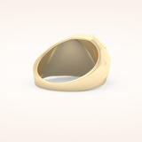 0.43 TCW Round Shaped Moissanite Multi Stone Men's Wedding Band