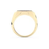0.43 TCW Round Lab Grown Diamond Men's Wedding Band