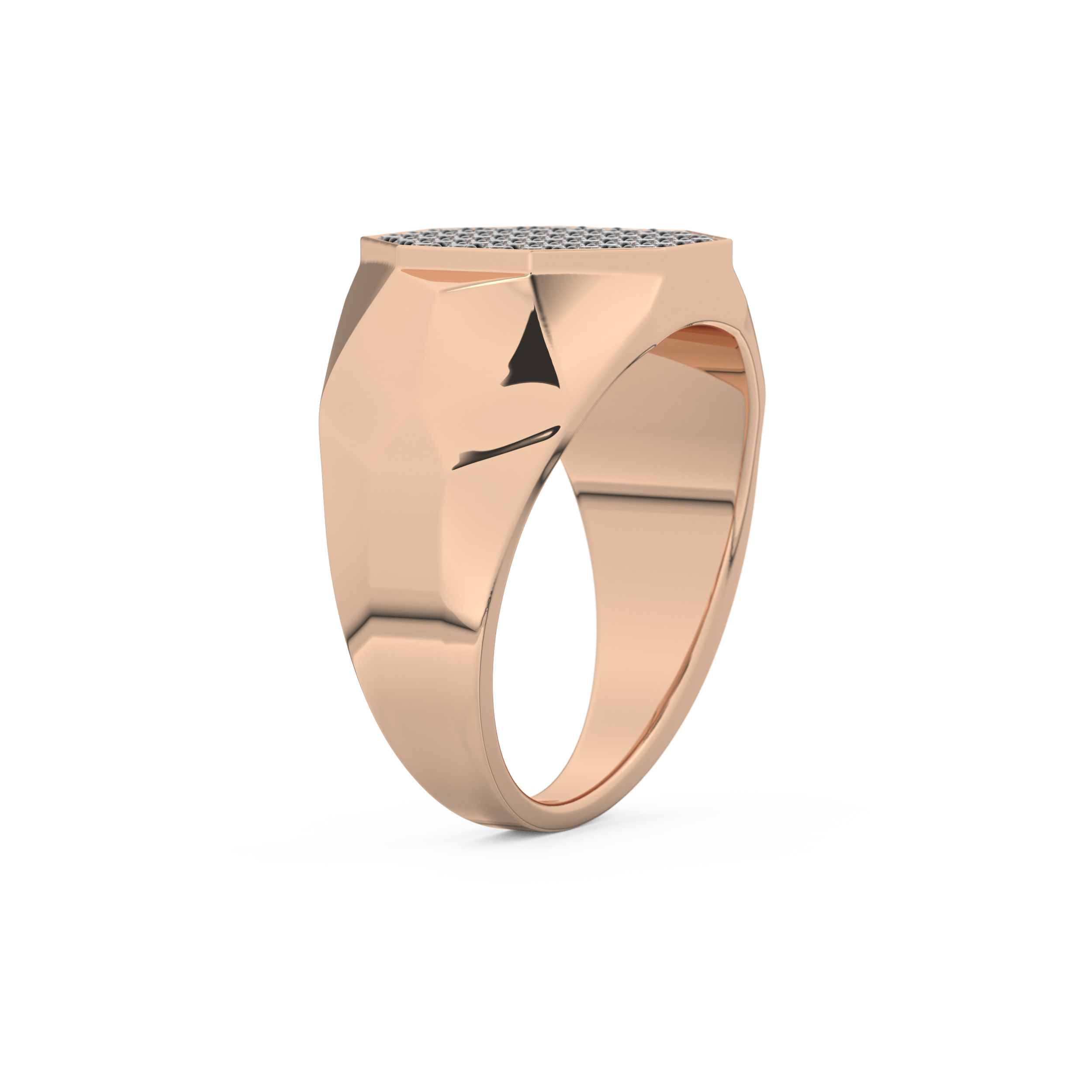 0.43 TCW Round Lab Grown Diamond Men's Wedding Band