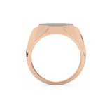 0.43 TCW Round Lab Grown Diamond Men's Wedding Band