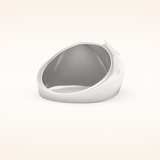 0.43 TCW Round Shaped Moissanite Multi Stone Men's Wedding Band