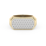 0.85 TCW Round Lab Grown Diamond Men's Wedding Band