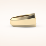 0.85 TCW Round Shaped Moissanite Multi Stone Men's Wedding Band