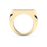 0.85 TCW Round Lab Grown Diamond Men's Wedding Band