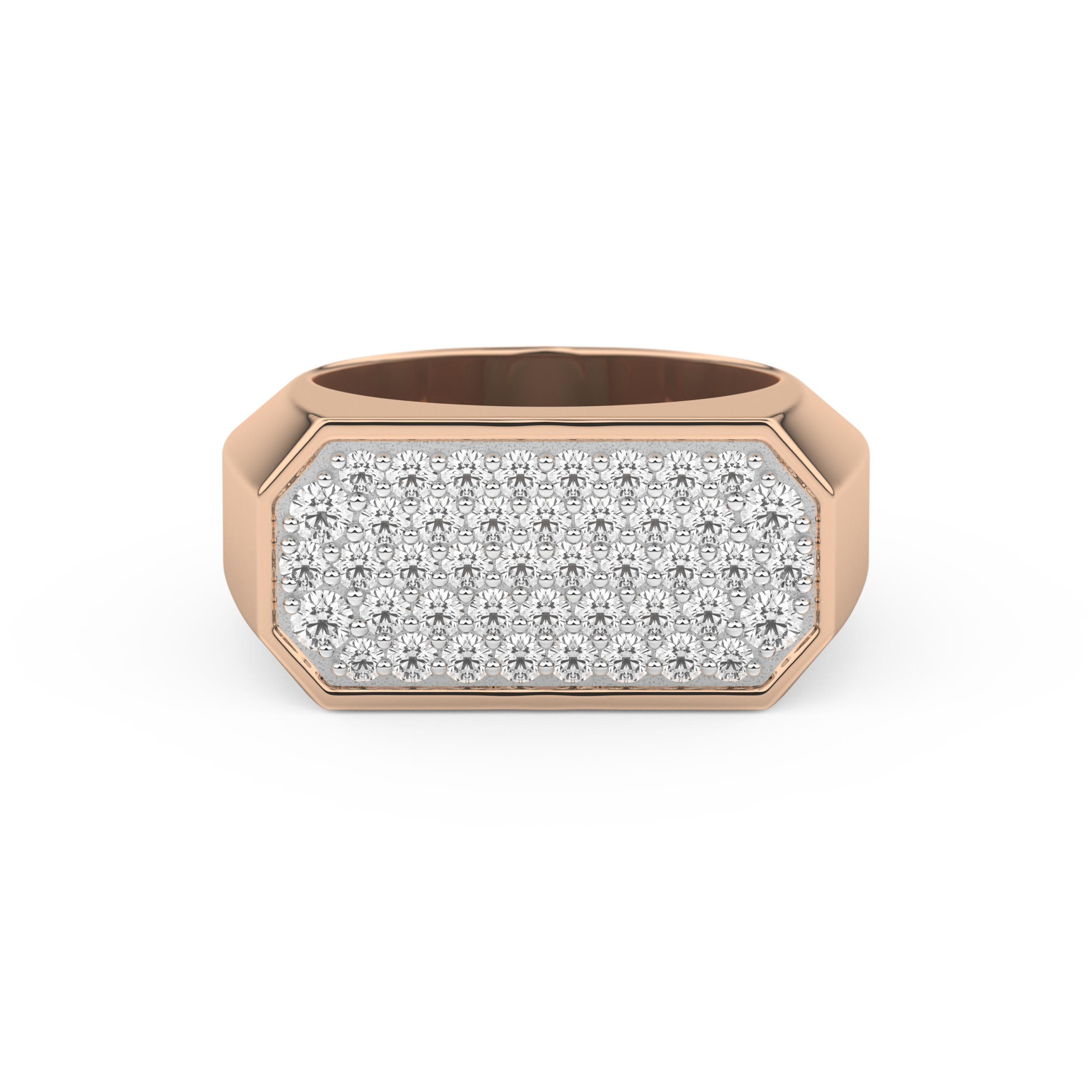 0.85 TCW Round Lab Grown Diamond Men's Wedding Band